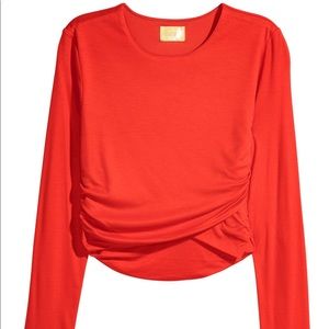 H&M Red Crop Top